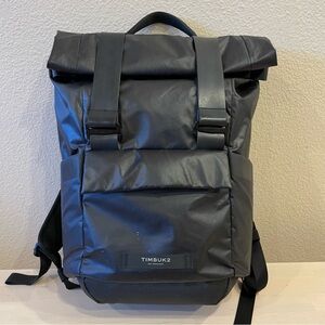 Timbuk2 Black Roll-Top Backpack Black